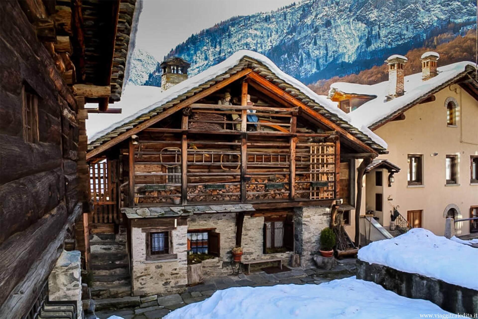 Un'altra tipica abitazione Walser casa walser