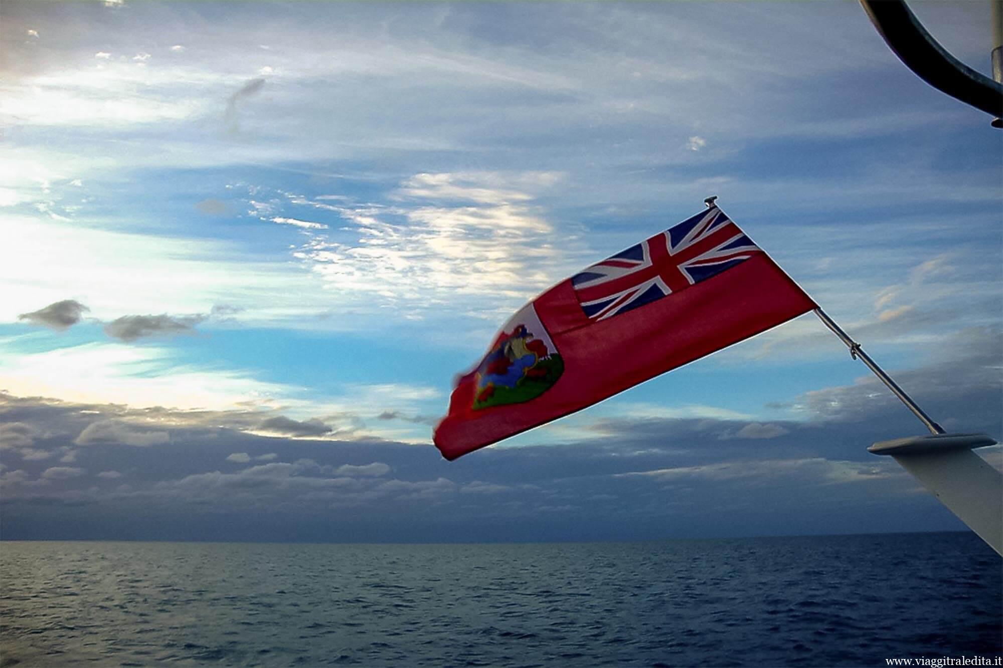 Bandiera di Bermuda al vento