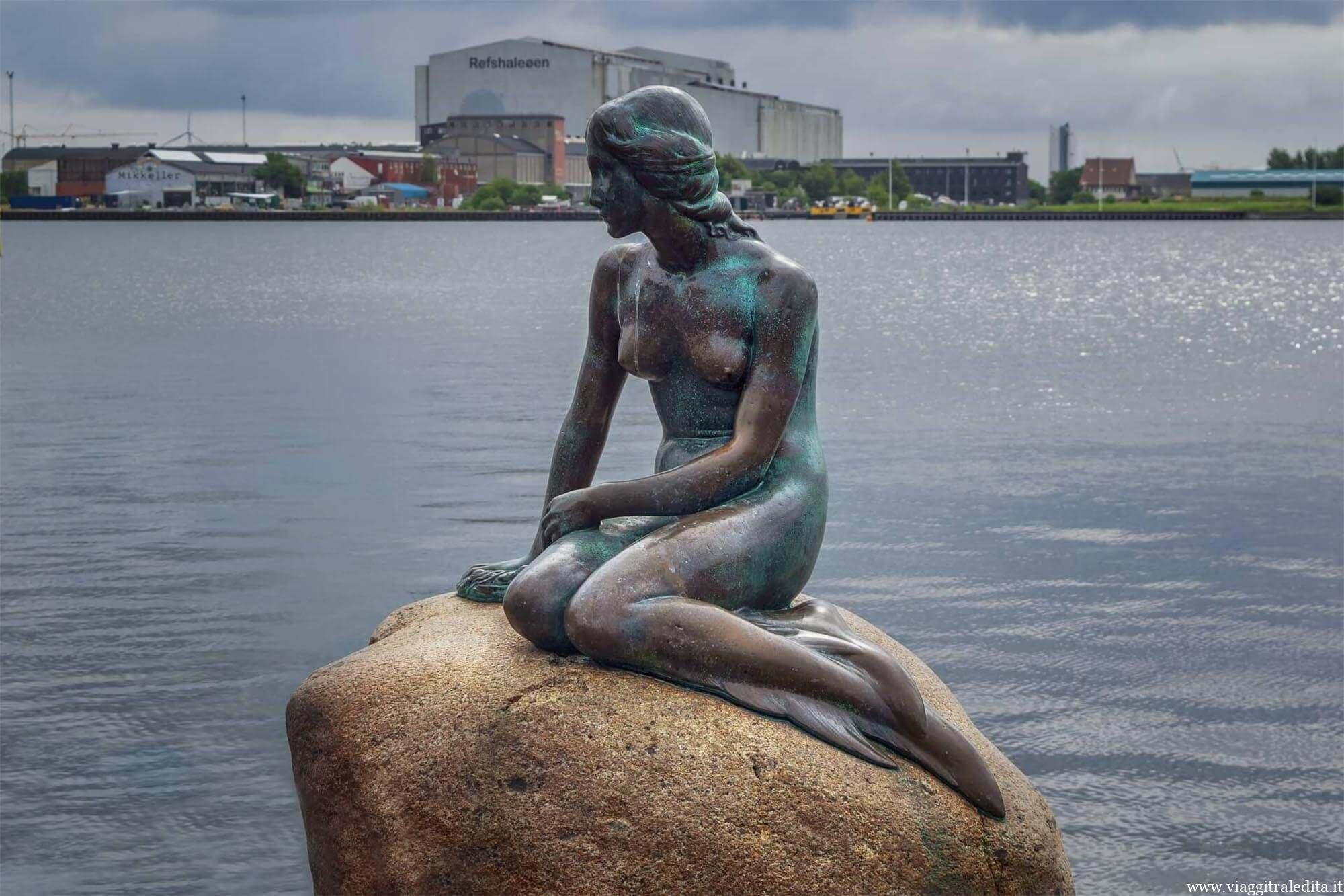 La celebre sirenetta di Copenhagen