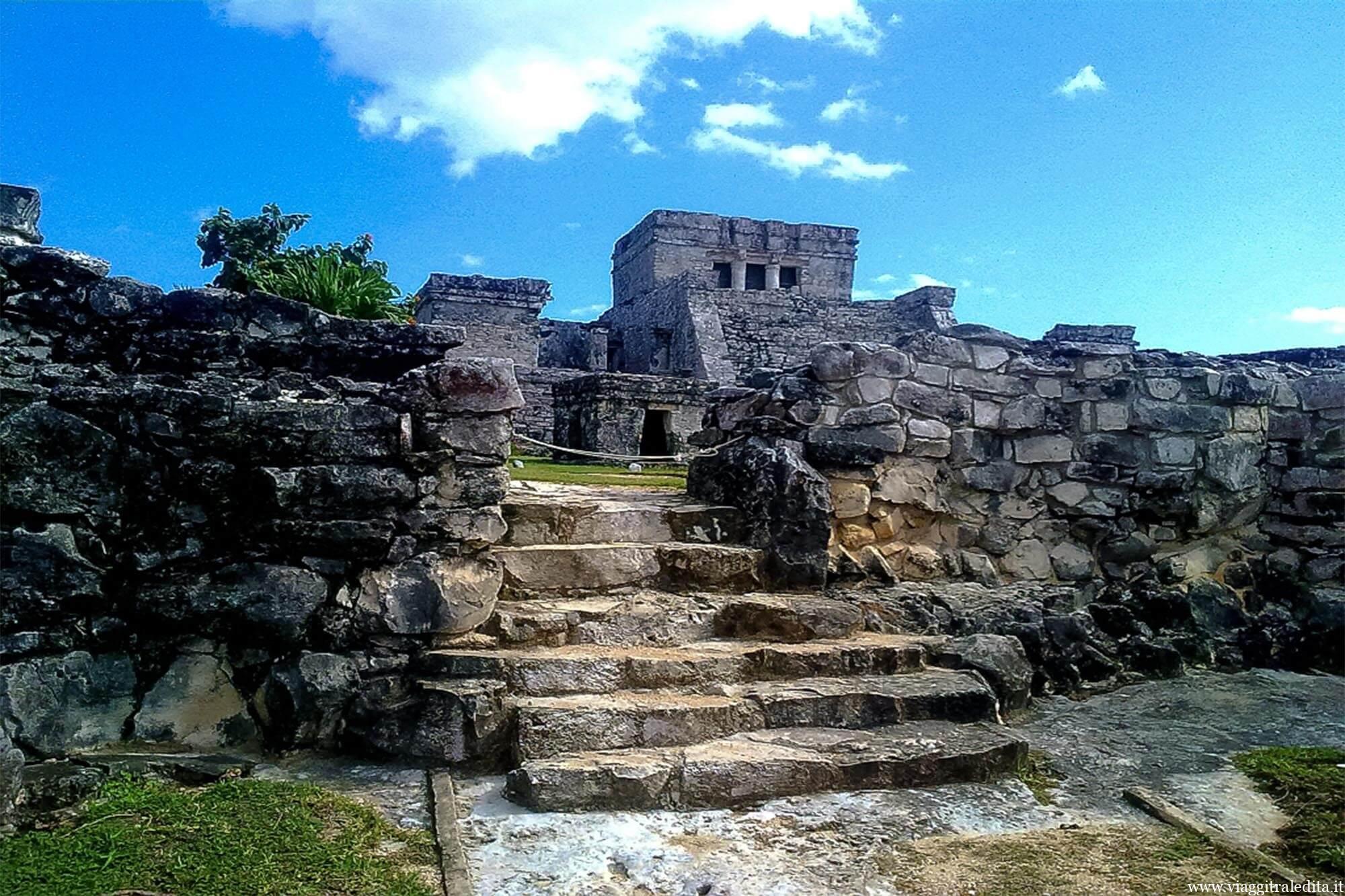 Il Castillo, situato al centro del sito Maya di Tulum